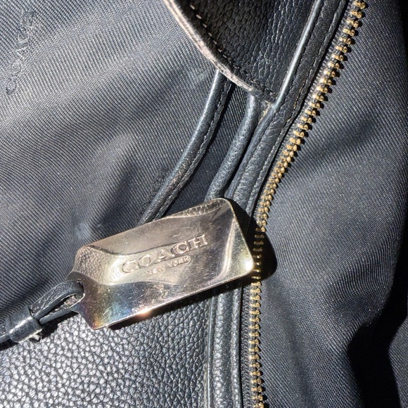 Coach Black Leather Hobo Bag - Picture 4 of 10